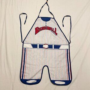 Vintage Baseball Superstar Apron Made in Taiwan